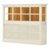 Maison Belfort Buffet haut Azjana - Pin blanc / Pin couleur miel