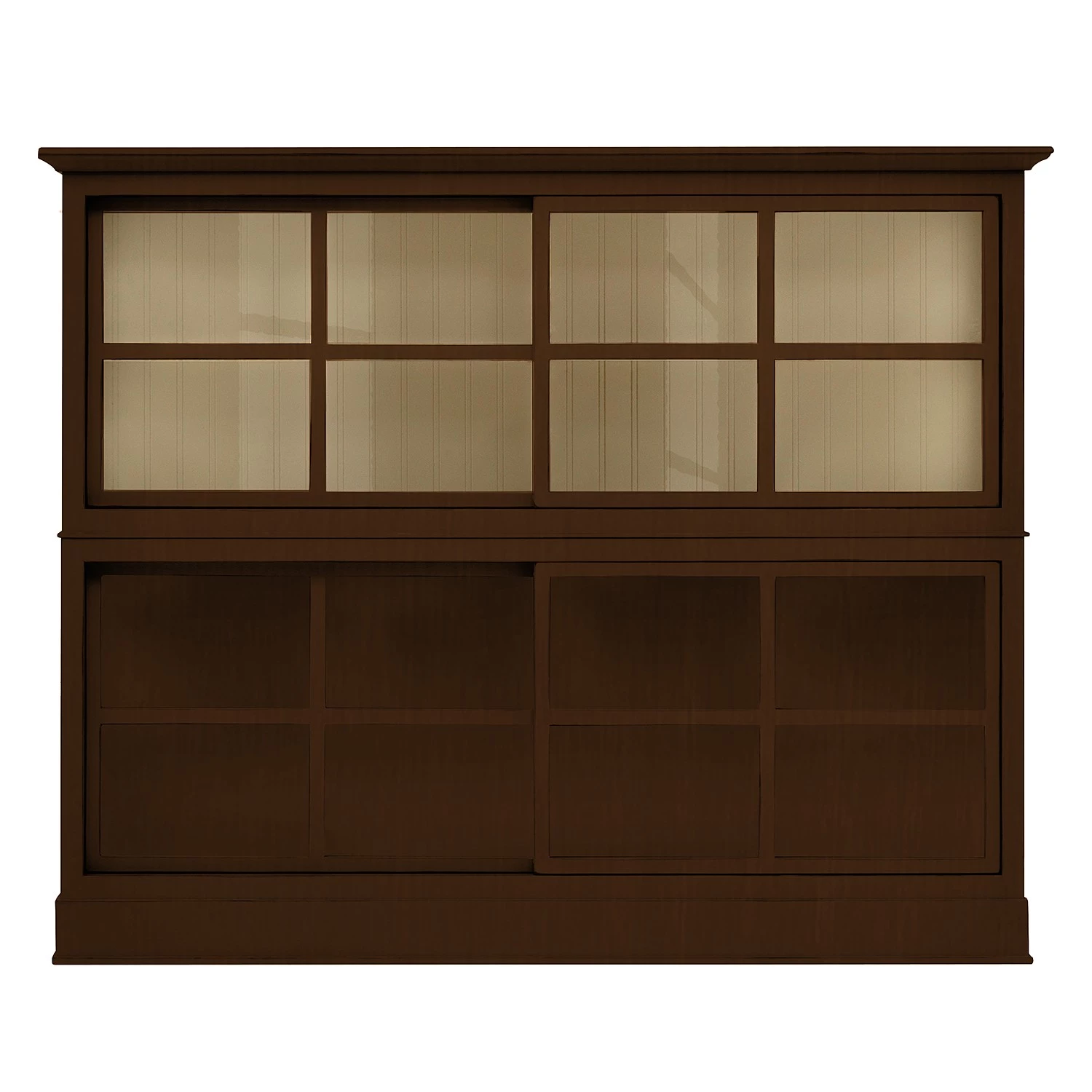 Maison Belfort Buffet haut Azjana - Pin marron / Pin crème 2 Maison Belfort Buffet haut Azjana - Pin marron / Pin crème – Image 2