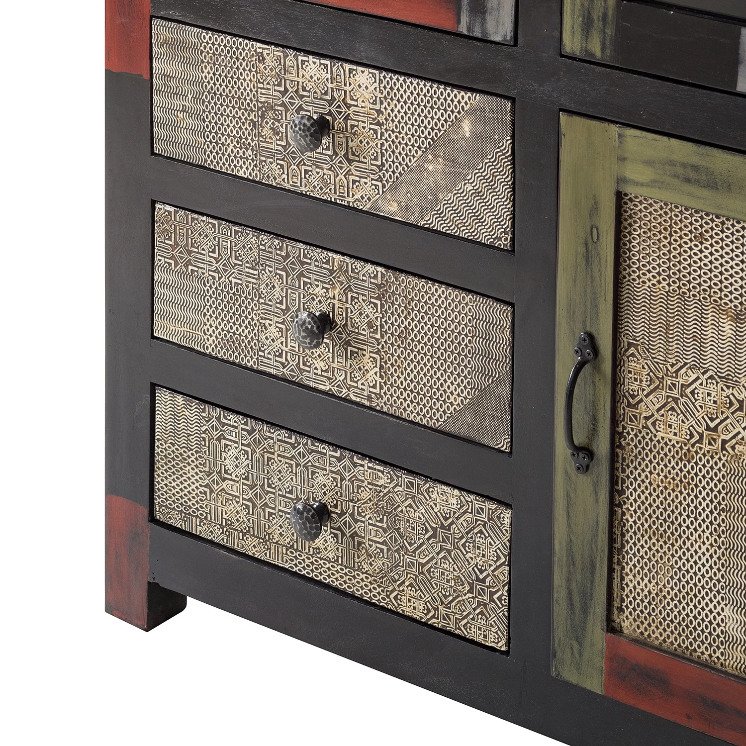 Wolf-Möbel Buffet haut Goa II - Partiellement en manguier et acacia massifs 7 Wolf-Möbel Buffet haut Goa II - Partiellement en manguier et acacia massifs – Image 7