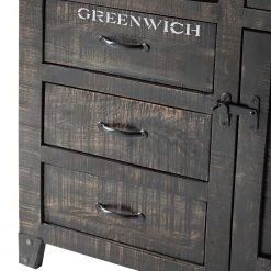 Ars manufacti Buffet haut Keyport I - Manguier massif -Buffets hauts Soldes 1000125893 190510 10582500006 GALLERYIMAGES P000000001000125893