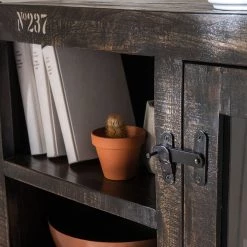 Ars manufacti Buffet haut Keyport I - Manguier massif -Buffets hauts Soldes 1000125893 190523 11145800053 GALLERYIMAGES P000000001000125893