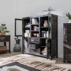 Ars manufacti Buffet haut Keyport II - Manguier massif -Buffets hauts Soldes 1000125896 190523 11150300069 MOOD GALLERYIMAGES P000000001000125896 mood