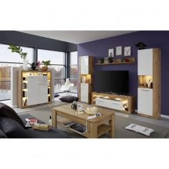 Trendteam Buffet haut Rock - Blanc brillant / Imitation chêne de Wotan 7 Trendteam Buffet haut Rock - Blanc brillant / Imitation chêne de Wotan -Buffets hauts Soldes 1000128163 180905 10043848 MOOD GALLERYIMAGES P000000001000128163 mood