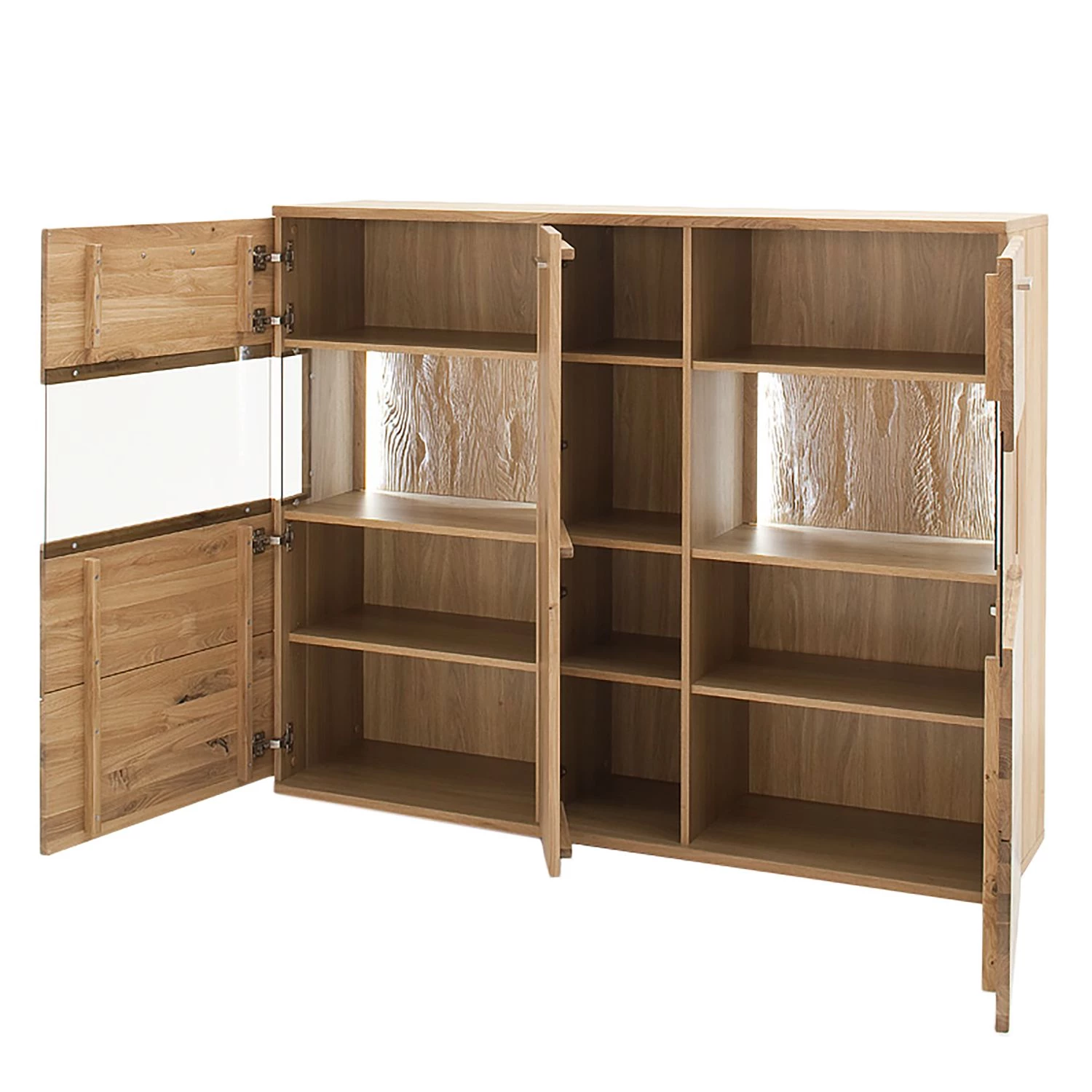 Naturoo Buffet haut Ristiina I - Partiellement en chêne massif - Chêne Bianco / Imitation chêne Bianco 4 Naturoo Buffet haut Ristiina I - Partiellement en chêne massif - Chêne Bianco / Imitation chêne Bianco – Image 4