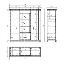 Ridgevalley Buffet haut Lewk IV - Imitation pin blanc / Imitation pin 17 Ridgevalley Buffet haut Lewk IV - Imitation pin blanc / Imitation pin -Buffets hauts Soldes 1000136083 181219 14224000094 GALLERYIMAGES P000000001000136083