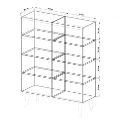 Norrwood Buffet Gyland - Blanc matt / Imitation chêne Riviera 19 Norrwood Buffet Gyland - Blanc matt / Imitation chêne Riviera -Buffets hauts Soldes 1000163991 190307 08392100029 GALLERYIMAGES P000000001000163991