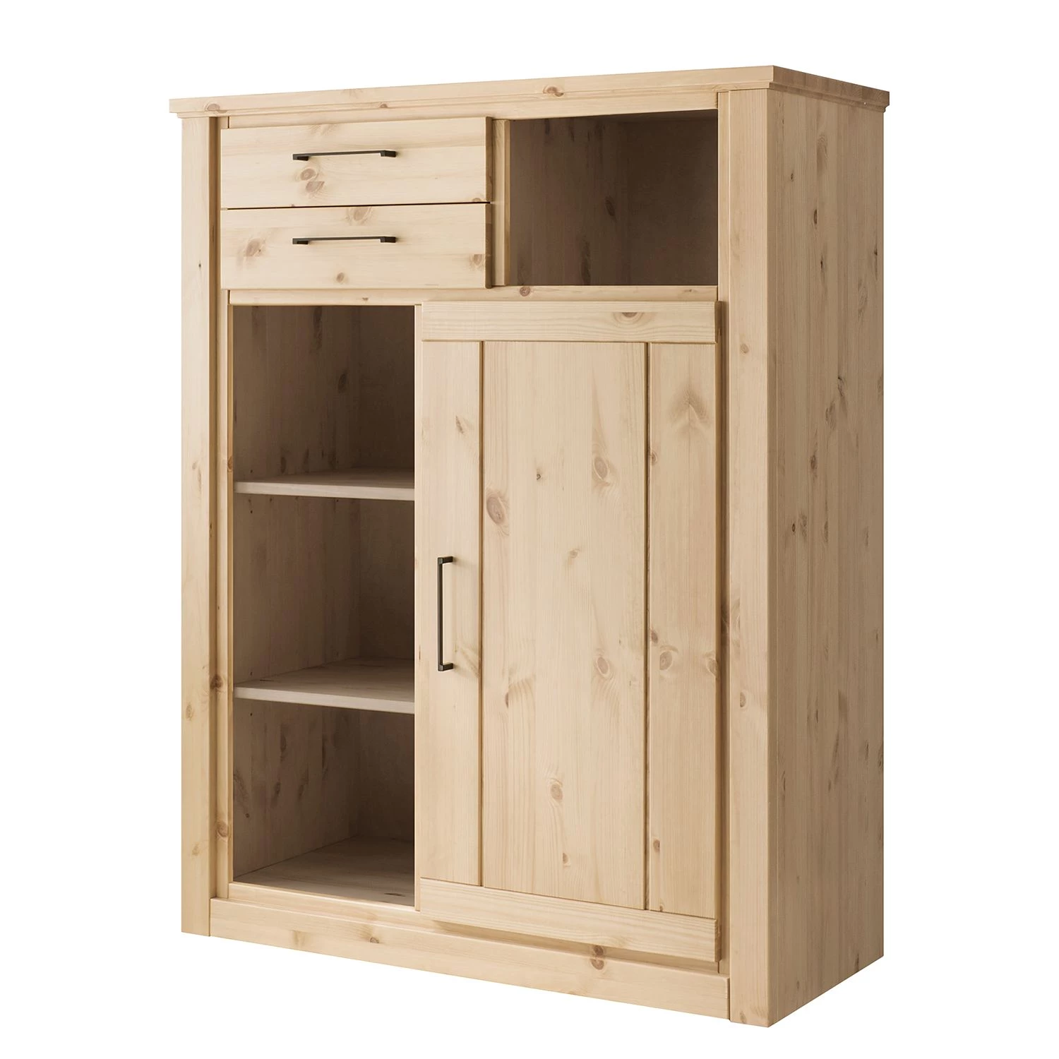 Naturoo Buffet haut Soyen III - Pin massif 1 Naturoo Buffet haut Soyen III - Pin massif