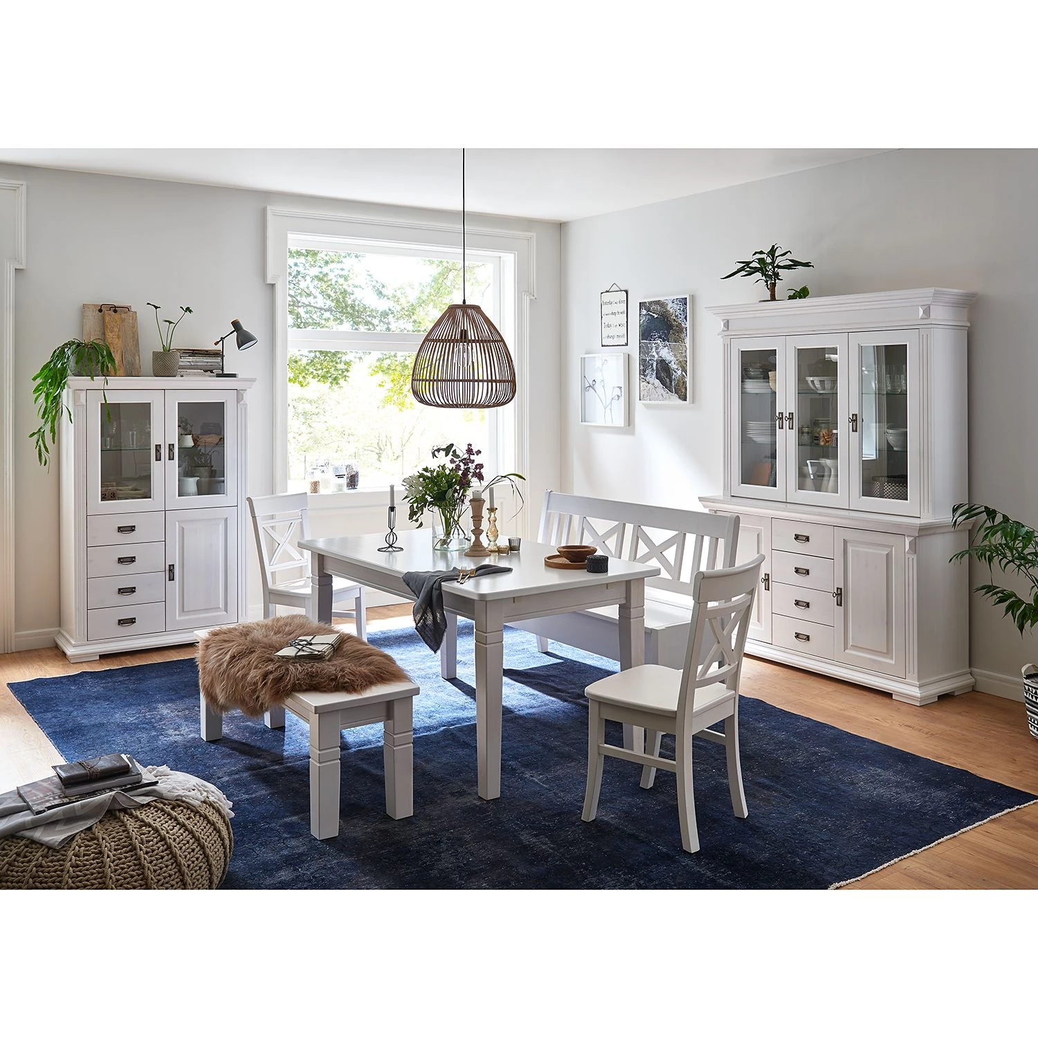 Maison Belfort Buffet haut Kampen - Pin massif - Pin blanc 2 Maison Belfort Buffet haut Kampen - Pin massif - Pin blanc – Image 2