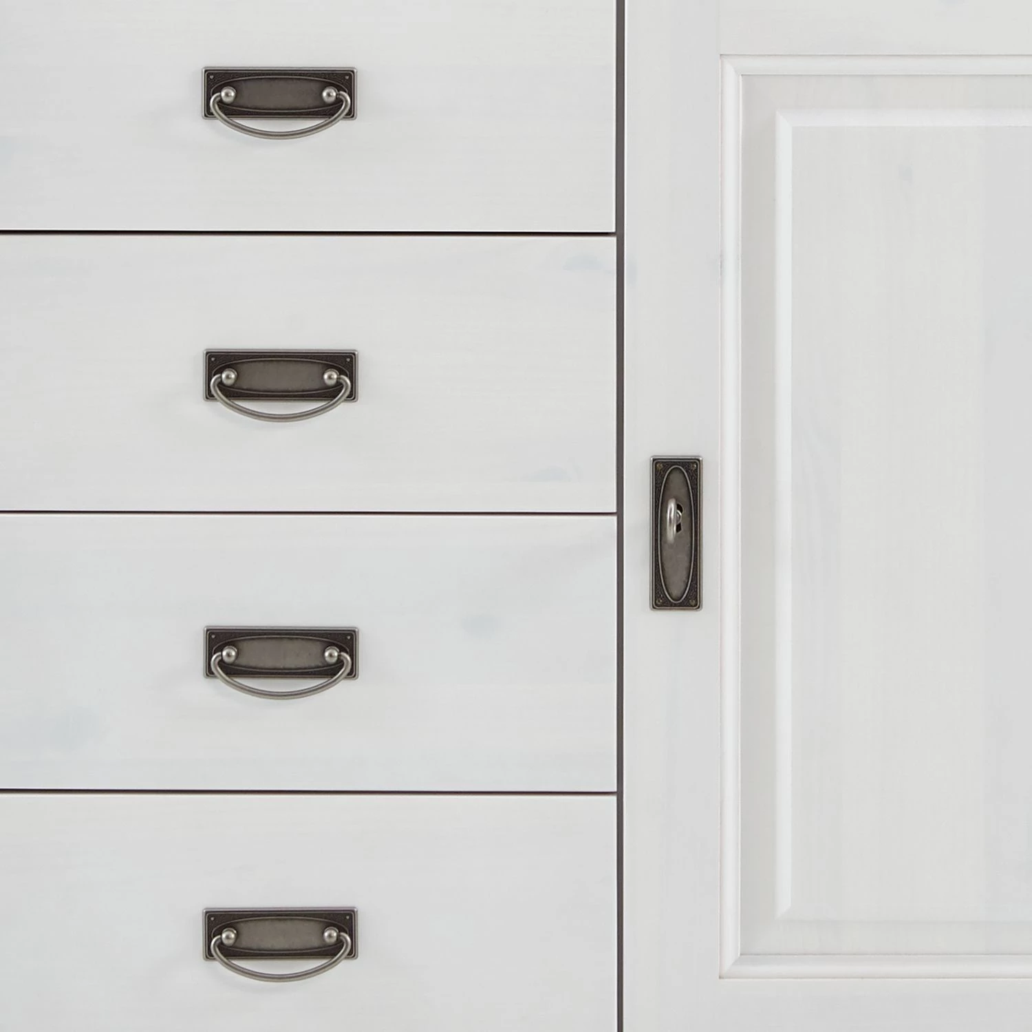 Maison Belfort Buffet haut Kampen - Pin massif - Pin blanc 6 Maison Belfort Buffet haut Kampen - Pin massif - Pin blanc – Image 6