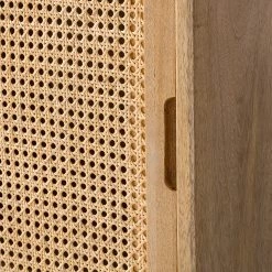 Ars manufacti Buffet haut Vina - Manguier massif / Rotin - Manguier / Noir -Buffets hauts Soldes 1000178071 200323 13583900018 DETAILS P000000001000178071