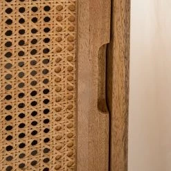 Ars manufacti Buffet haut Vina - Manguier massif / Rotin - Manguier / Noir -Buffets hauts Soldes 1000178071 200324 13412600005 DETAILS P000000001000178071