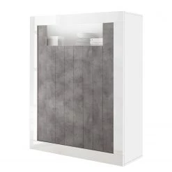 LC Spa Buffet haut Urbino - Imitation béton / Blanc