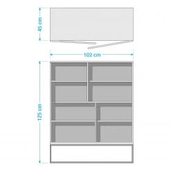 Red Living Buffet haut Frahan - Chêne sauvage -Buffets hauts Soldes 1000181277 211018 083456000514 SKETCH DETAILS P000000001000181277 sketch