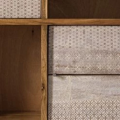 Ars manufacti Buffet haut Buuda - Partiellement en acacia massif - Écru / Acacia -Buffets hauts Soldes 1000182054 200225 06193400007 DETAILS P000000001000182054