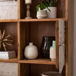 Ars manufacti Buffet haut Buuda - Partiellement en acacia massif - Écru / Acacia -Buffets hauts Soldes 1000182054 200227 06193100003 MOOD DETAILS P000000001000182054 mood