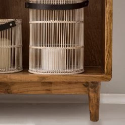 Ars manufacti Buffet haut Buuda - Partiellement en acacia massif - Écru / Acacia -Buffets hauts Soldes 1000182054 200227 06193100005 MOOD DETAILS P000000001000182054 mood