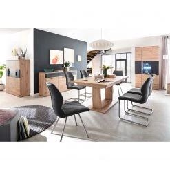 Naturoo Buffet haut Callington I - Imitation planches de chêne / Anthracite -Buffets hauts Soldes 1000187552 190920 09480100014 MOOD DETAILS P000000001000187552 mood