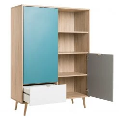 Norrwood Buffet Bibury - Multicolore / Imitation chêne Sonoma -Buffets hauts Soldes 1000202441 200124 09542000109 DETAILS P000000001000202441