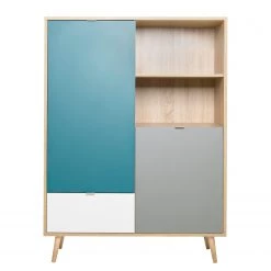 Norrwood Buffet Bibury - Multicolore / Imitation chêne Sonoma -Buffets hauts Soldes 1000202441 200124 09542000110 DETAILS P000000001000202441