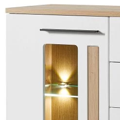 Red Living Buffet haut Parolin - Avec éclairage - Blanc -Buffets hauts Soldes 1000212344 200507 14290300087 DETAILS P000000001000212344