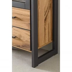 Naturoo Buffet haut Ironwood I - Placage en bois véritable / Métal - Chêne vieilli / Gris 10 Naturoo Buffet haut Ironwood I - Placage en bois véritable / Métal - Chêne vieilli / Gris -Buffets hauts Soldes 1000213240 200512 14004700045 DETAILS P000000001000213240
