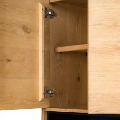 Studio Copenhagen Buffet haut Flox - Placage en bois véritable / Métal -Chêne / Noir 30 Studio Copenhagen Buffet haut Flox - Placage en bois véritable / Métal -Chêne / Noir -Buffets hauts Soldes 1000218128 210901 08134700016 DETAILS P000000001000218128