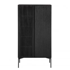 Studio Copenhagen Buffet haut Dowland - Placage en bois véritable - Chêne / Noir -Buffets hauts Soldes 1000218356 210303 06475300003 DETAILS P000000001000218356