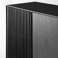 Studio Copenhagen Buffet haut Dowland - Placage en bois véritable - Chêne / Noir -Buffets hauts Soldes 1000218356 210303 06480000007 DETAILS P000000001000218356