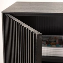 Studio Copenhagen Buffet haut Dowland - Placage en bois véritable - Chêne / Noir -Buffets hauts Soldes 1000218356 210311 08052700015 DETAILS P000000001000218356