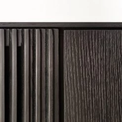 Studio Copenhagen Buffet haut Dowland - Placage en bois véritable - Chêne / Noir -Buffets hauts Soldes 1000218356 210311 08052800017 DETAILS P000000001000218356