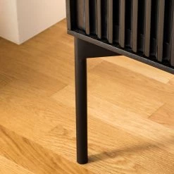 Studio Copenhagen Buffet haut Dowland - Placage en bois véritable - Chêne / Noir -Buffets hauts Soldes 1000218356 210311 08053000019 DETAILS P000000001000218356