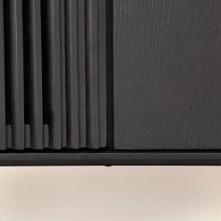 Studio Copenhagen Buffet haut Dowland - Placage en bois véritable - Chêne / Noir -Buffets hauts Soldes 1000218356 210311 08053100020 DETAILS P000000001000218356