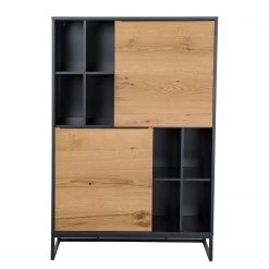 Red Living Buffet haut Barview - Placage en chêne - Chêne / Anthracite 33 Red Living Buffet haut Barview - Placage en chêne - Chêne / Anthracite -Buffets hauts Soldes 1000218365 210319 11334900020 DETAILS P000000001000218365