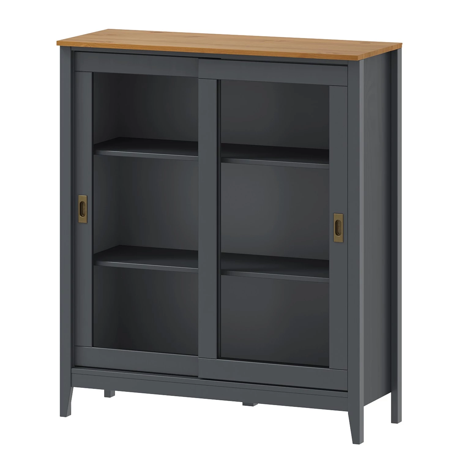 Maison Belfort Buffet Rivery IV - Pin massif - Anthracite 1 Maison Belfort Buffet Rivery IV - Pin massif - Anthracite