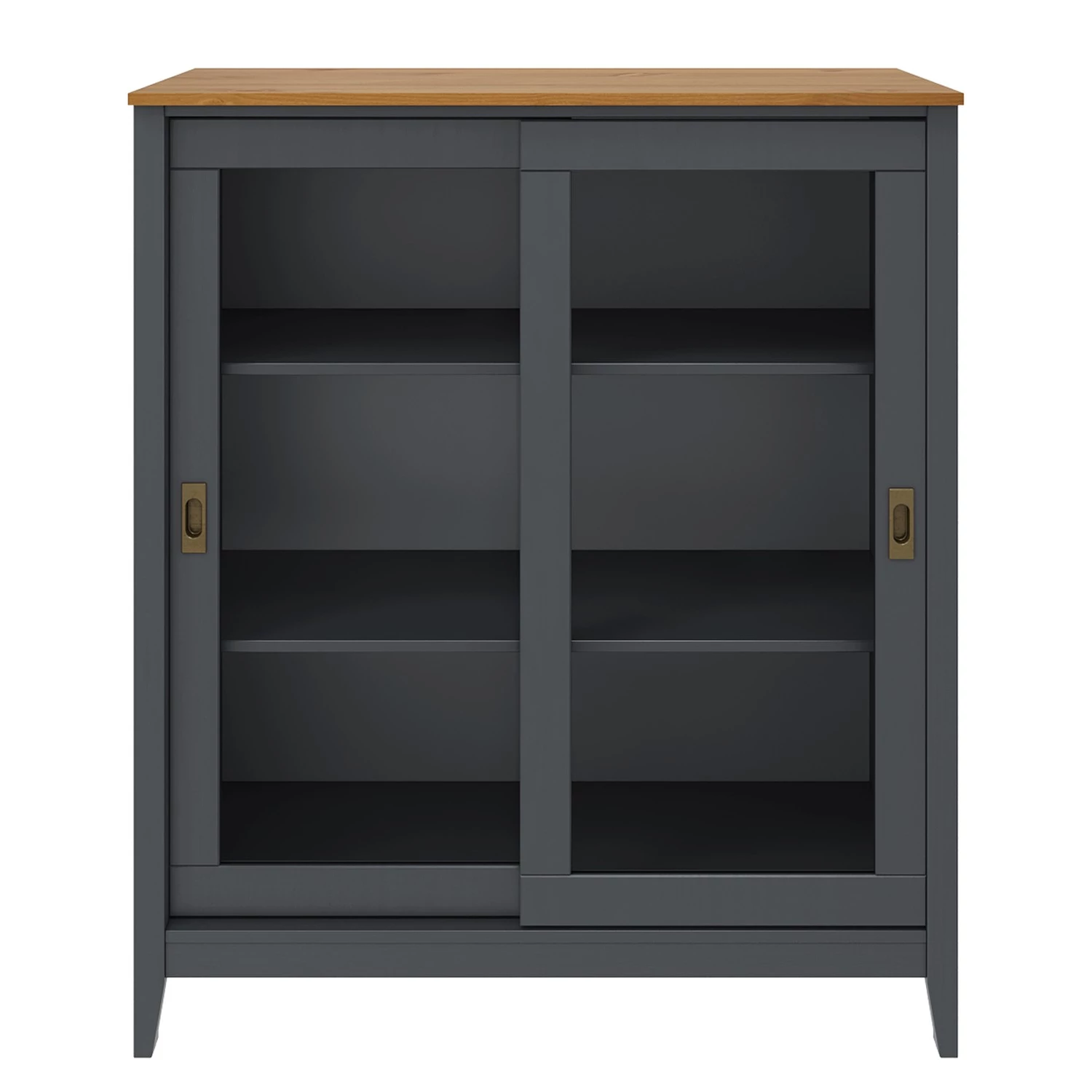 Maison Belfort Buffet Rivery IV - Pin massif - Anthracite 3 Maison Belfort Buffet Rivery IV - Pin massif - Anthracite – Image 3