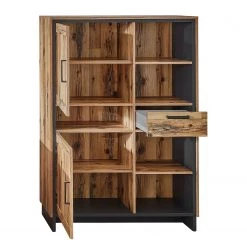 Ridgevalley Buffet haut Priay - Imitation mélèze / Graphite -Buffets hauts Soldes 1000220678 200819 06355300076 DETAILS P000000001000220678