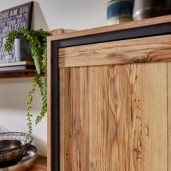 Ridgevalley Buffet haut Priay - Imitation mélèze / Graphite -Buffets hauts Soldes 1000220678 200819 06355700077 DETAILS P000000001000220678