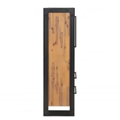 Ars manufacti Buffet haut Urban Industry II - Partiellement en acacia massif / Métal - Acacia / Noir -Buffets hauts Soldes 1000224211 210715 13172400004 DETAILS P000000001000224211