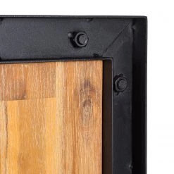 Ars manufacti Buffet haut Urban Industry I - Partiellement en acacia massif / Métal - Acacia / Noir -Buffets hauts Soldes 1000224212 220729 075 DETAILS P000000001000224212