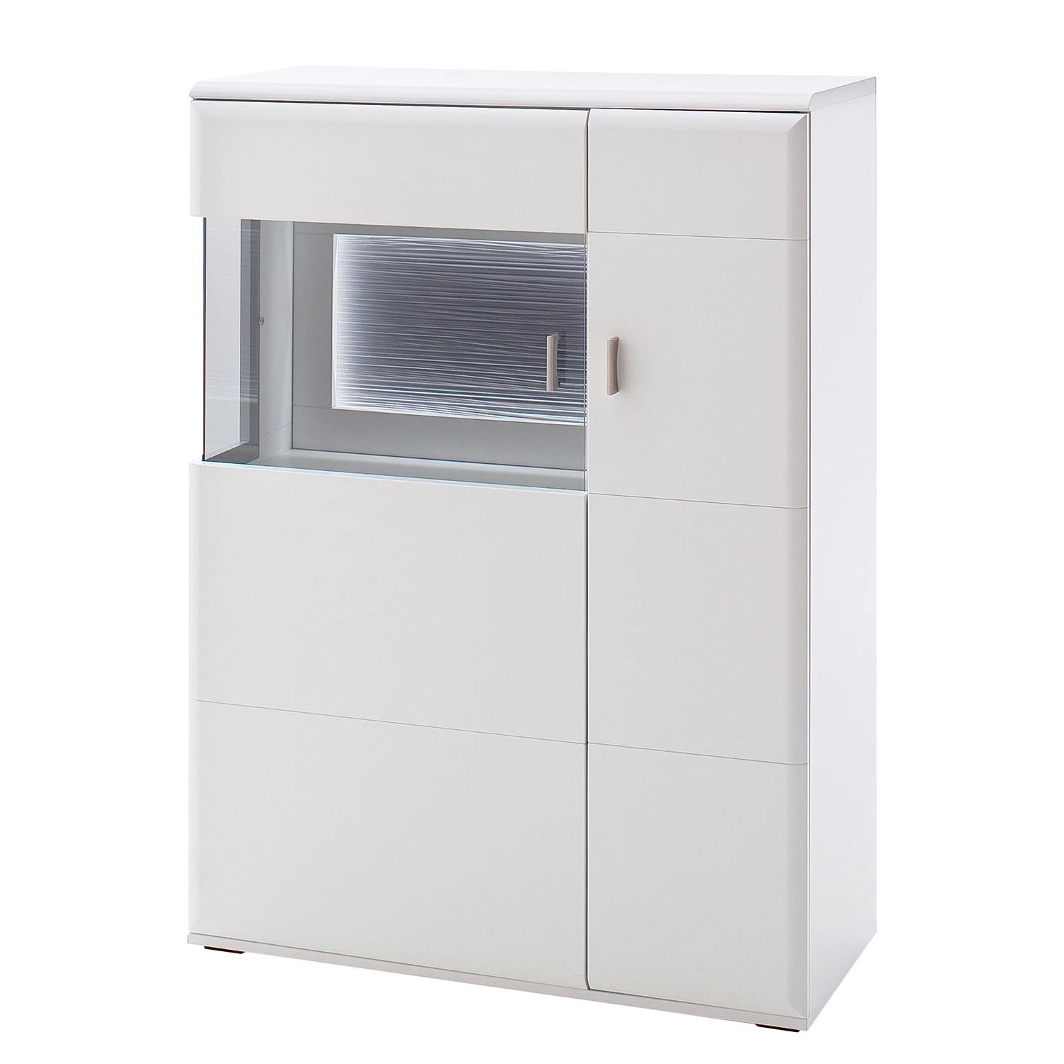 Loftscape Buffet haut Cassville - Blanc mat / Anthracite 1 Loftscape Buffet haut Cassville - Blanc mat / Anthracite