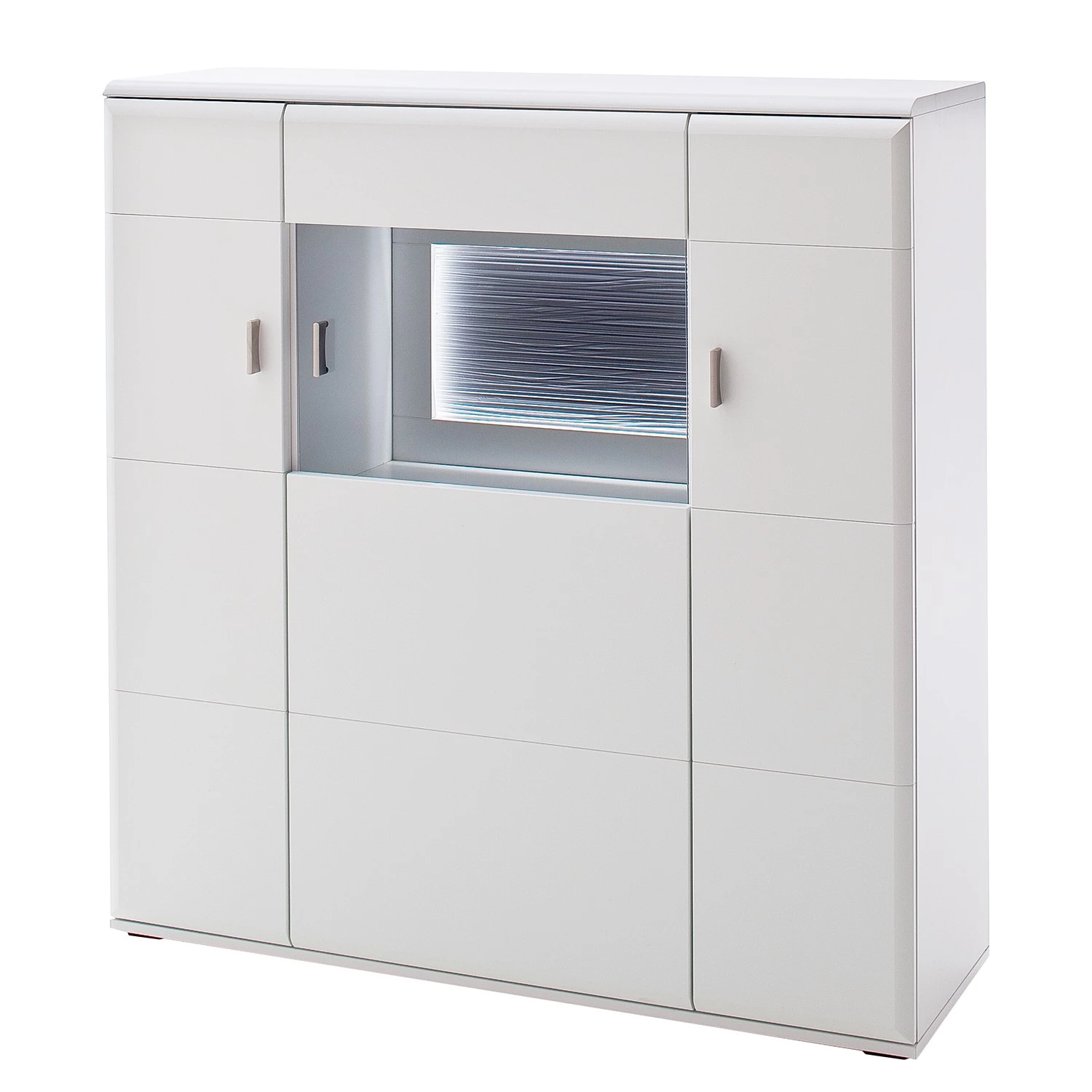 Loftscape Buffet haut Cassville - Blanc mat / Anthracite 1 Loftscape Buffet haut Cassville - Blanc mat / Anthracite