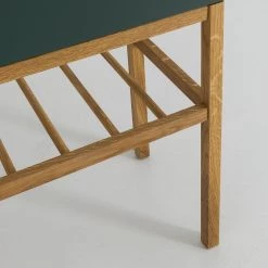 Tenzo Buffet haut Scoop - Partiellement en chêne massif - Vert foncé -Buffets hauts Soldes 1000226376 201006 12073600078 DETAILS P000000001000226376