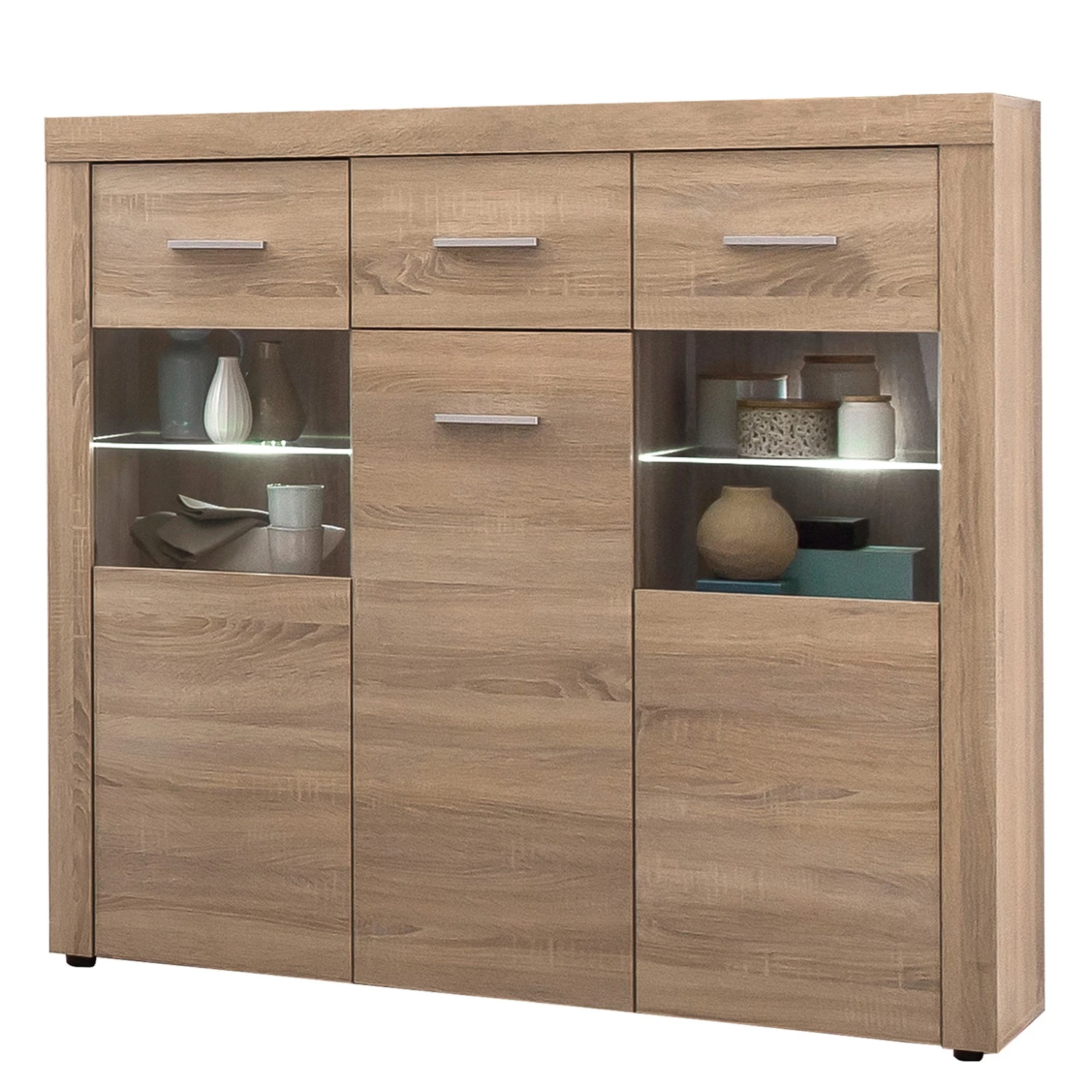 Loftscape Buffet haut Vierzon - Imitation chêne Sonoma 1 Loftscape Buffet haut Vierzon - Imitation chêne Sonoma