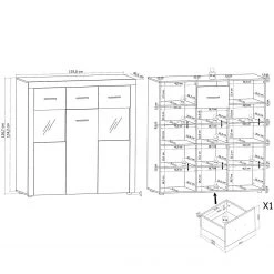 Loftscape Buffet haut Vierzon - Imitation chêne Sonoma 21 Loftscape Buffet haut Vierzon - Imitation chêne Sonoma -Buffets hauts Soldes 1000237338 201230 13125700028 SKETCH DETAILS P000000001000237338 sketch