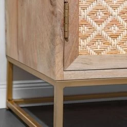 Naturoo Buffet haut Rumilly - Tressage en rotin / Manguier massif 15 Naturoo Buffet haut Rumilly - Tressage en rotin / Manguier massif -Buffets hauts Soldes 1000239526 210908 16520400017 DETAILS P000000001000239526