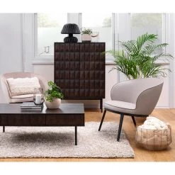 Red Living Buffet haut Limes - Chêne massif / Métal - Chêne foncé / Noir -Buffets hauts Soldes 1000277630 210706 14081100047 MOOD DETAILS P000000001000277630 mood