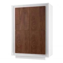 LC Spa Buffet haut Forenza - Imitation noisetier / Blanc