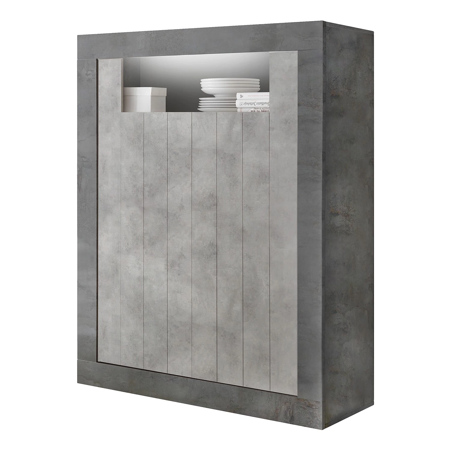LC Spa Buffet haut Urbino - Gris clair / Gris foncé 1 LC Spa Buffet haut Urbino - Gris clair / Gris foncé