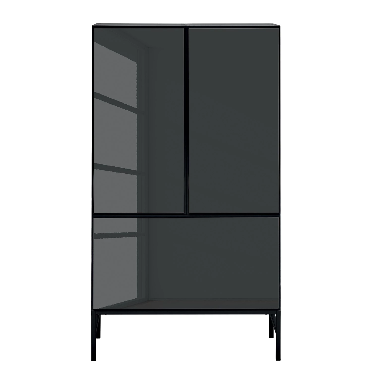 Now! by hülsta Buffet now to go colour I - Gris diamant brillant / Gris diamant 4 Now! by hülsta Buffet now to go colour I - Gris diamant brillant / Gris diamant – Image 4