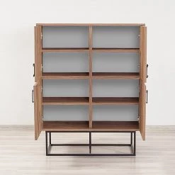 Red Living Buffet haut Yopal - Métal - Imitation chêne / Noir 10 Red Living Buffet haut Yopal - Métal - Imitation chêne / Noir -Buffets hauts Soldes 1000333723 220302 022 MOOD DETAILS P000000001000333723 mood